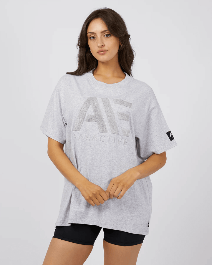 All About Eve - Base Active Tee Grey Marle