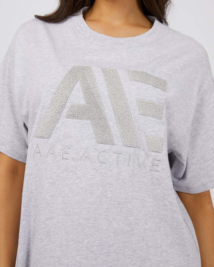 All About Eve - Base Active Tee Grey Marle