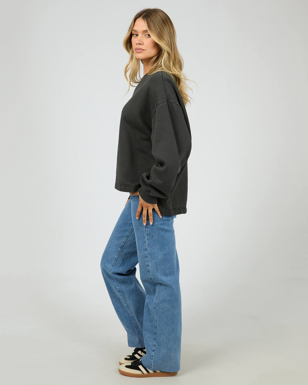 All About Eve - Box Crew Washed Black