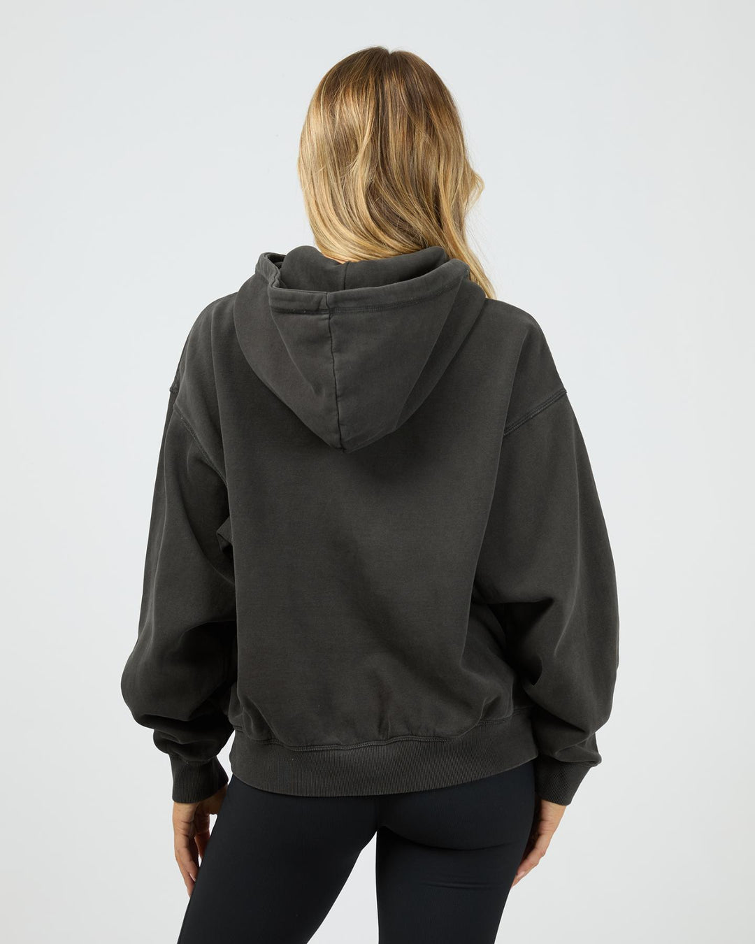 All About Eve - Eve Club House Box Hoodie Washed Black