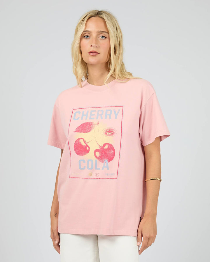 All About Eve - Wild Cherry Tee Pale Pink