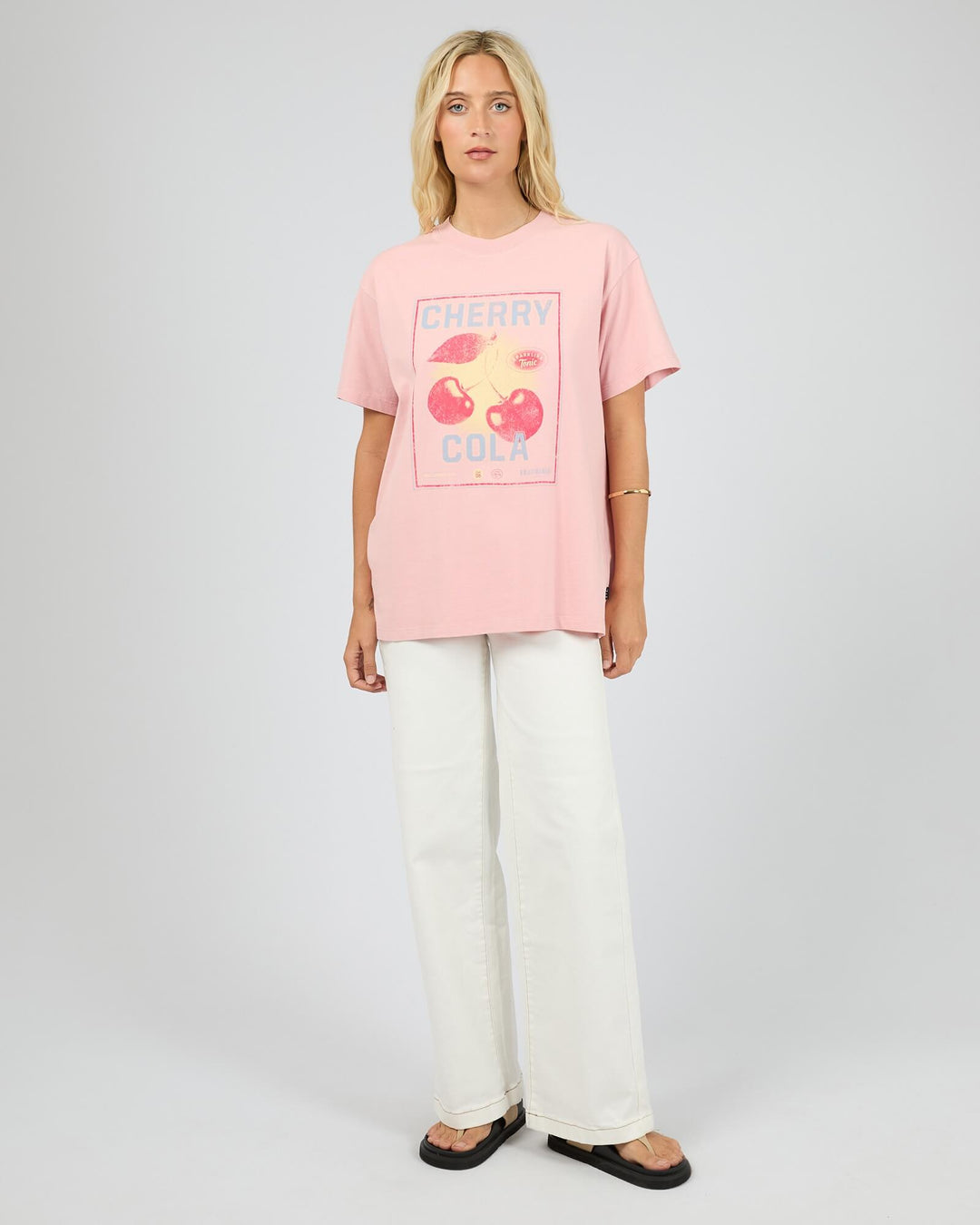 All About Eve - Wild Cherry Tee Pale Pink