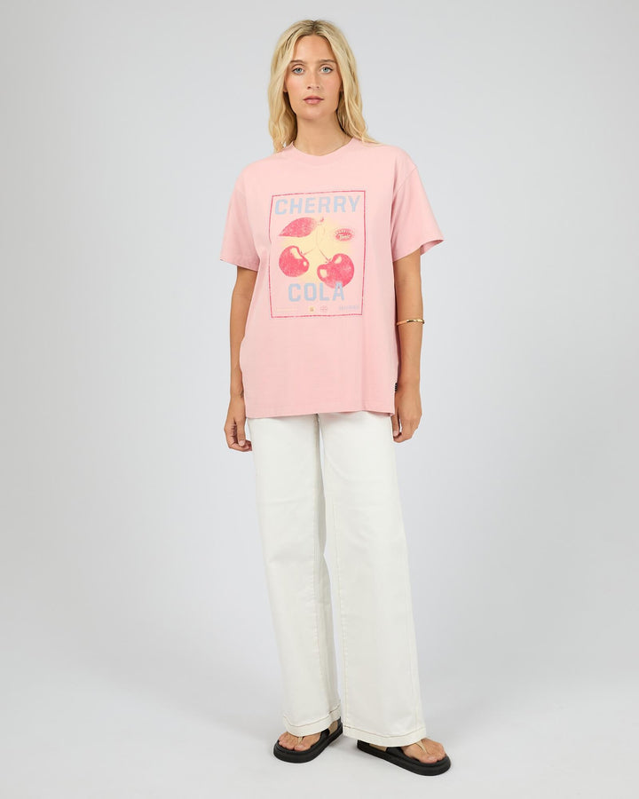 All About Eve - Wild Cherry Tee Pale Pink