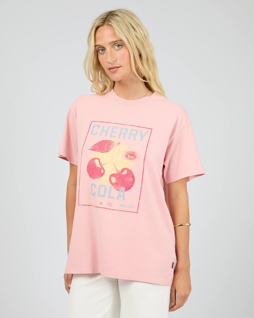 All About Eve - Wild Cherry Tee Pale Pink