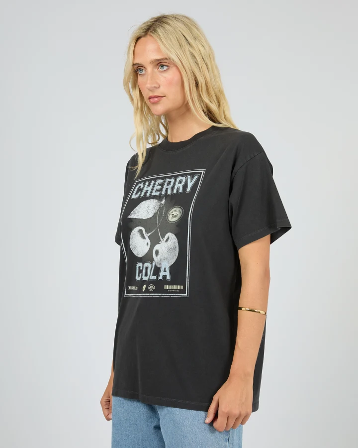 All About Eve - Wild Cherry Tee Washed Black