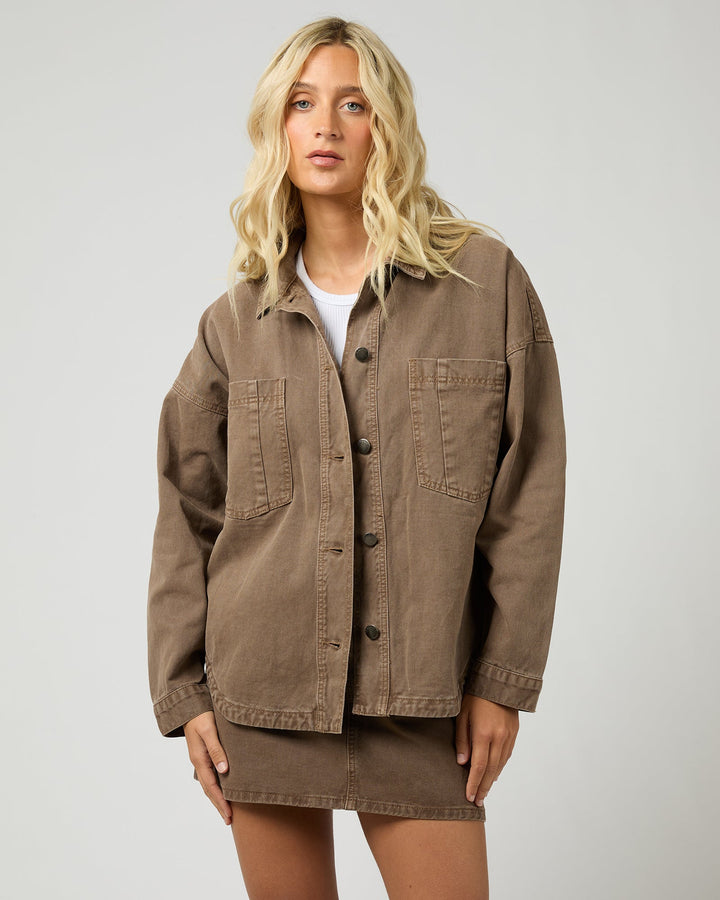 All About Eve - Dale Shacket Cocoa