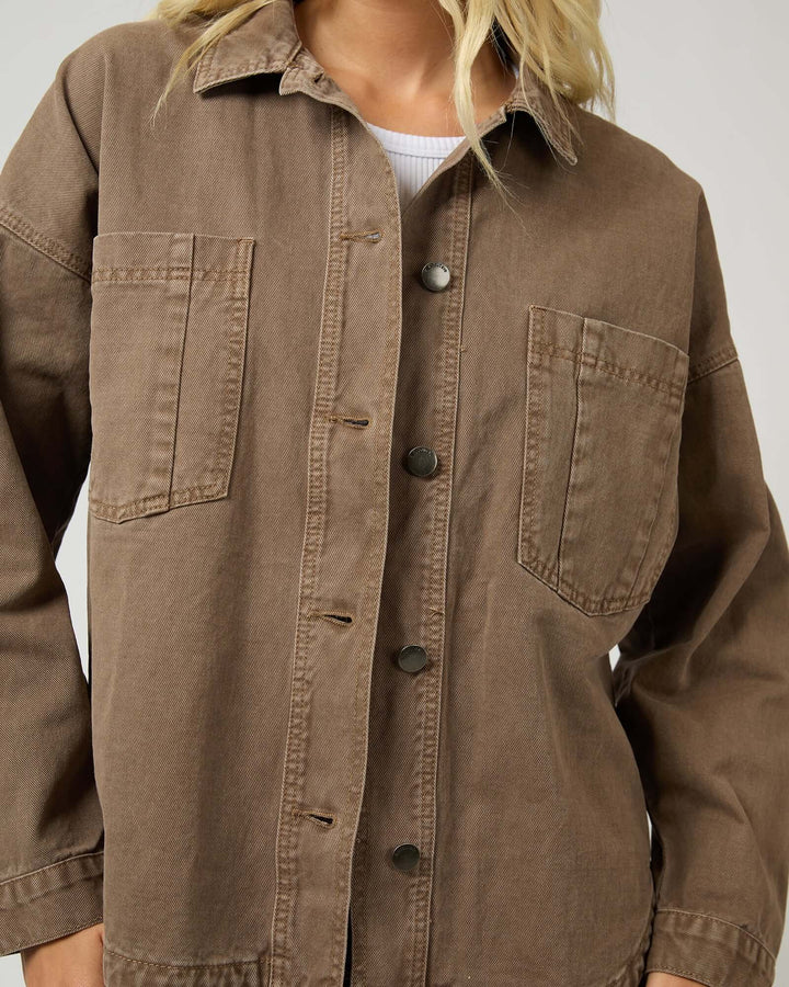All About Eve - Dale Shacket Cocoa