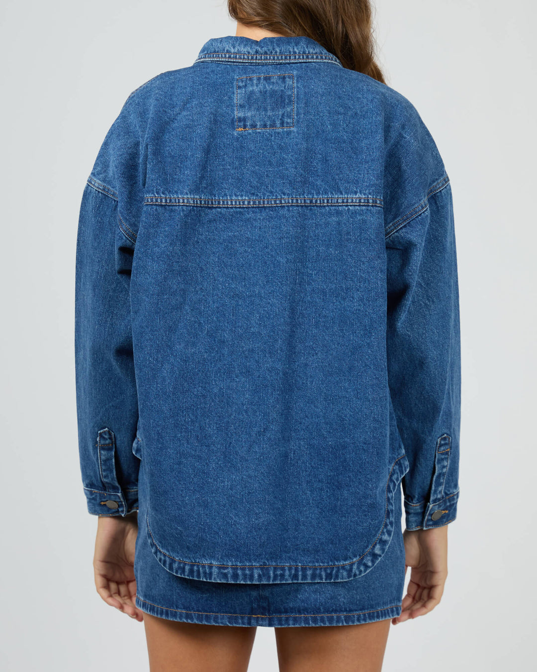All About Eve - Dale Denim Shacket Heritage Blue