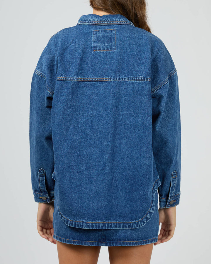 All About Eve - Dale Denim Shacket Heritage Blue