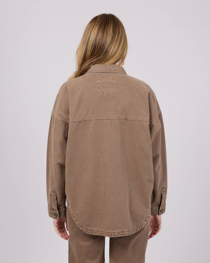 All About Eve - Dale Denim Shacket Cocoa