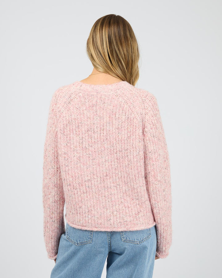 All About Eve - Devon V Neck Jumper Pale Pink