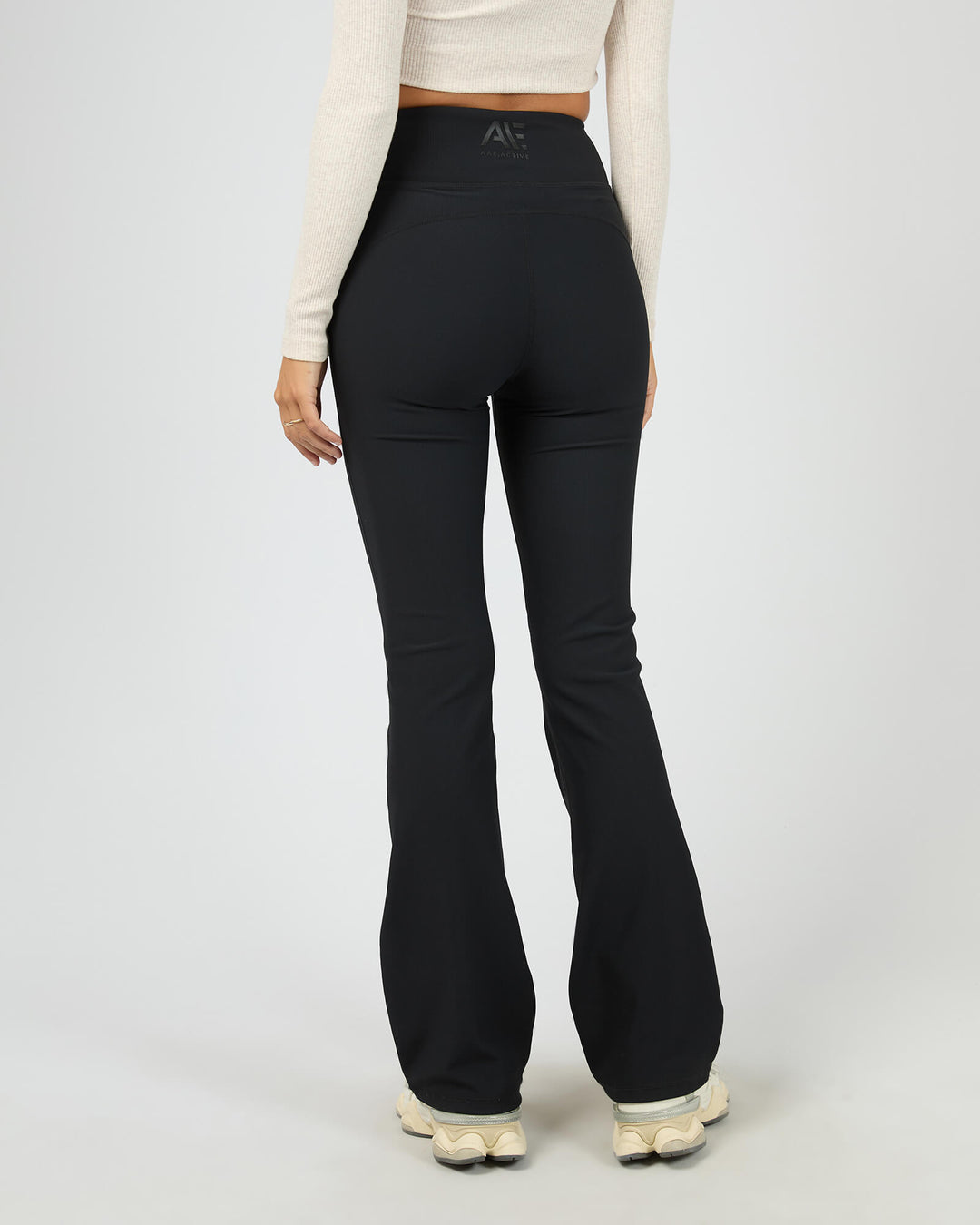 All About Eve - Active Rib Flare Leggings Black