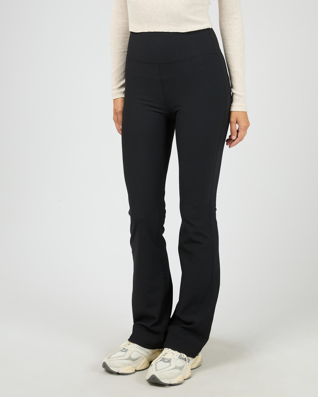 All About Eve - Active Rib Flare Leggings Black