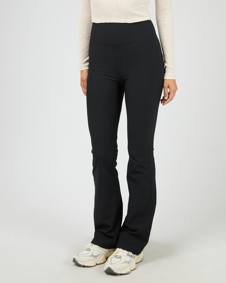 All About Eve - Active Rib Flare Leggings Black