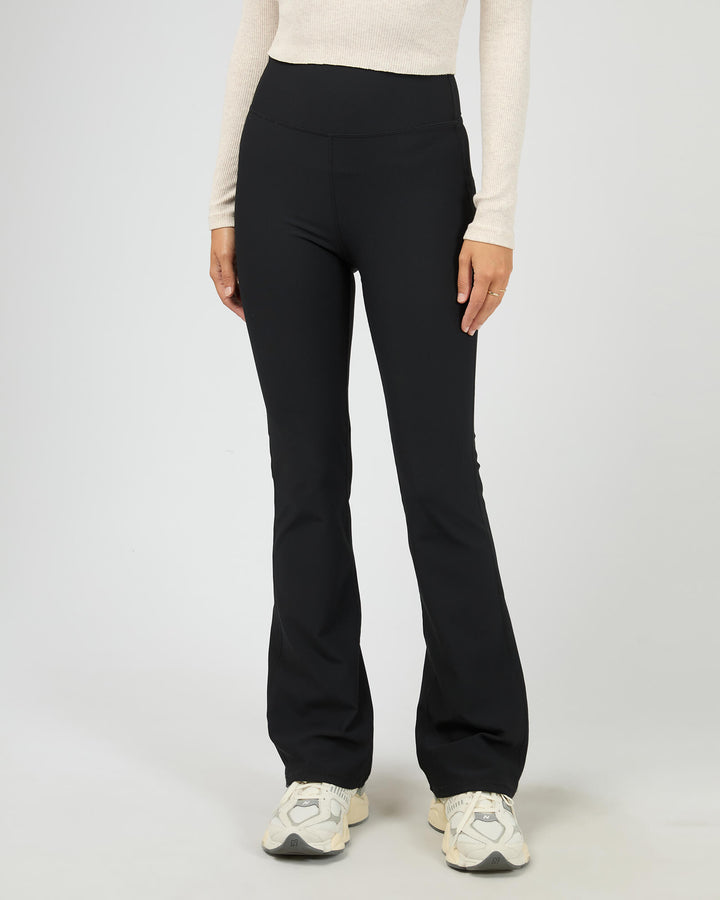 All About Eve - Active Rib Flare Leggings Black