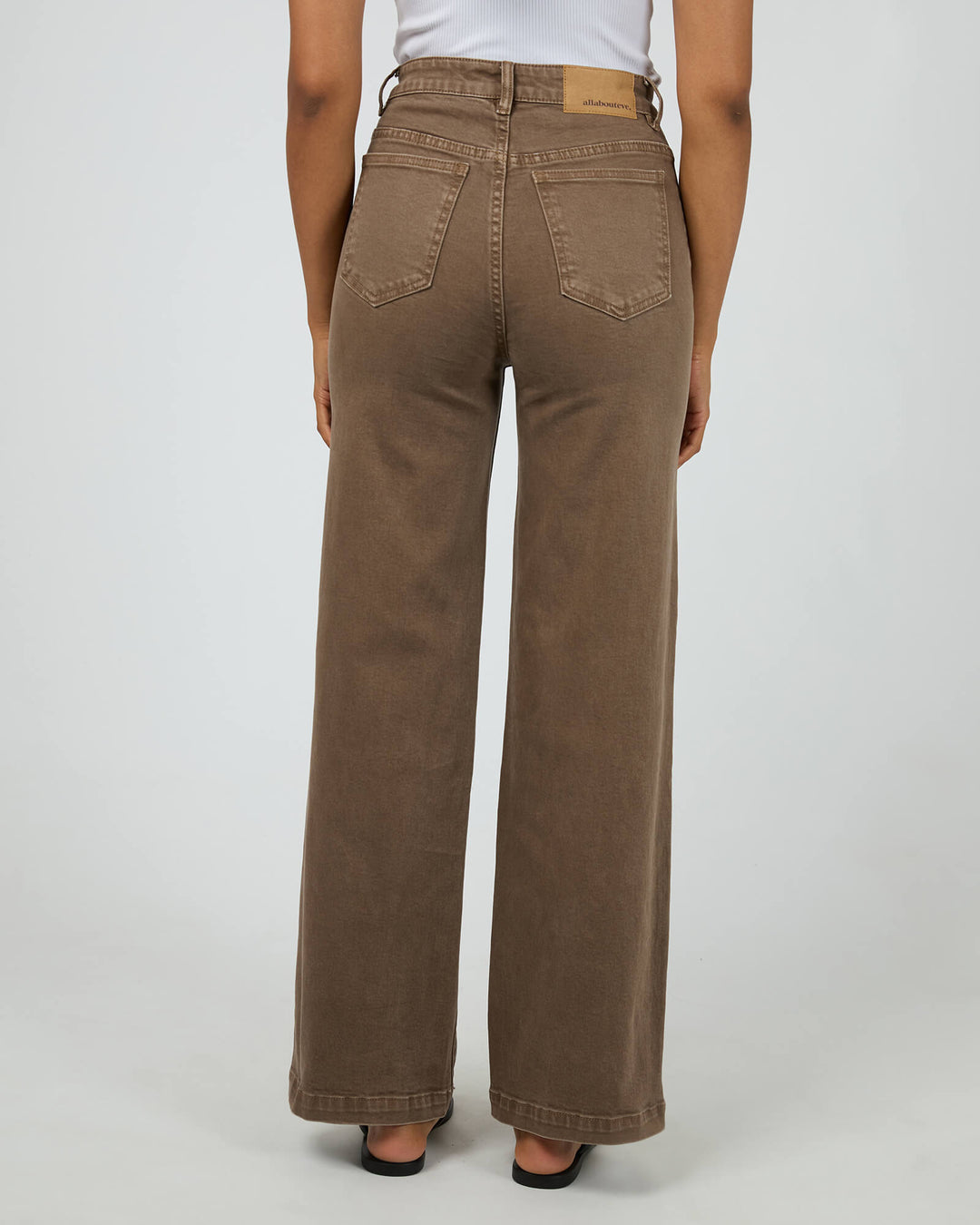 All About Eve - Jacqui Wide Leg Jean Cocoa