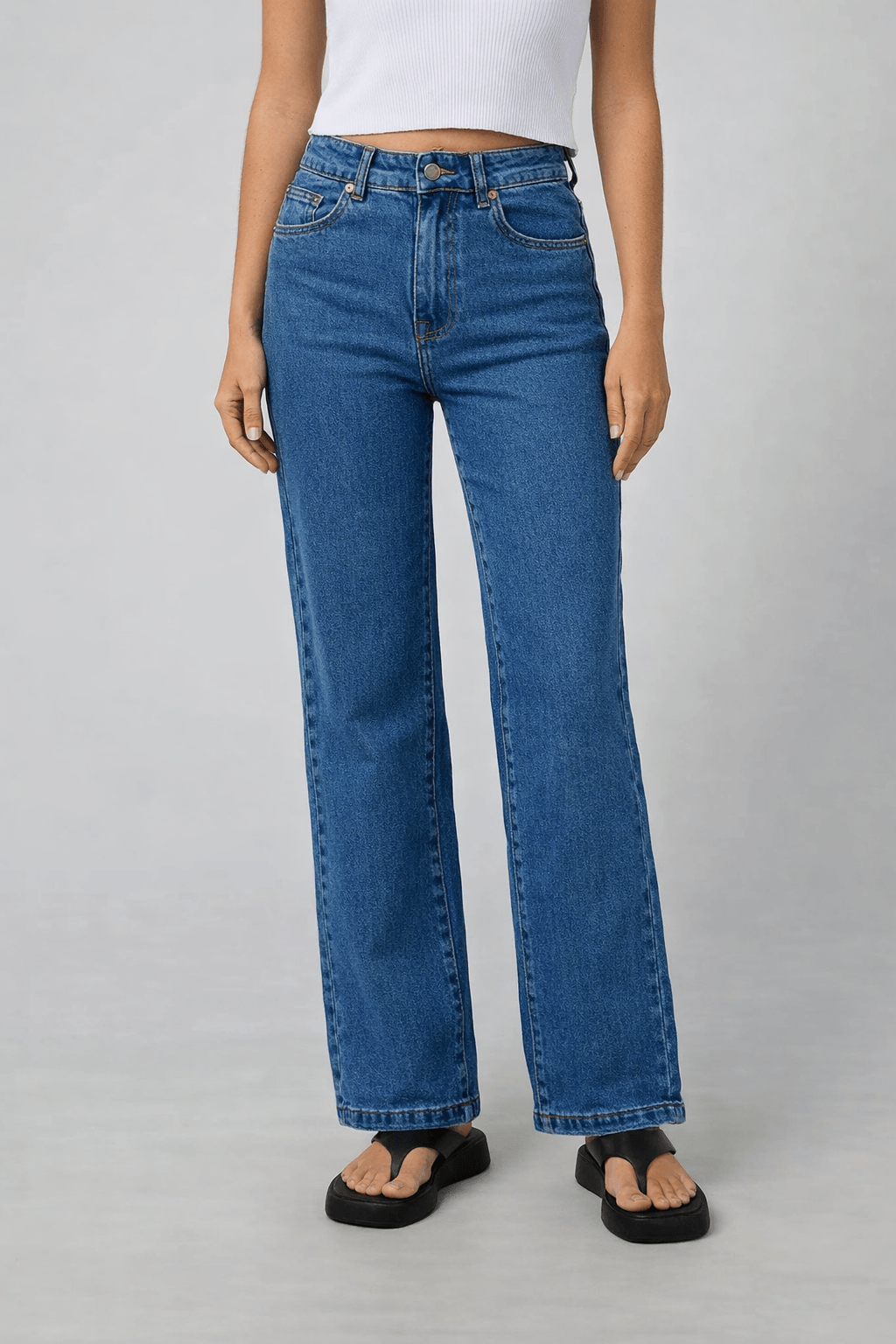 All About Eve - Jacqui Wide Leg Petite Denim Blue