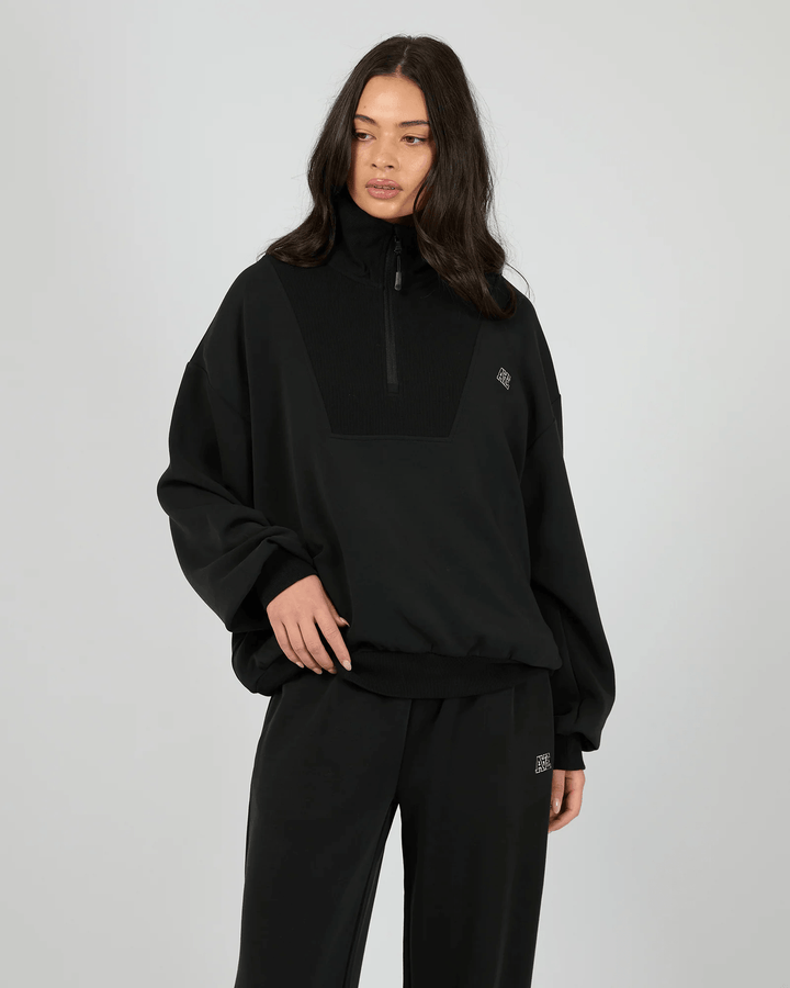 All About Eve - Luxe Active 1/4 Zip Black