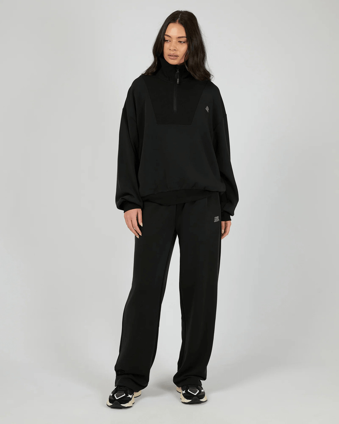 All About Eve - Luxe Active 1/4 Zip Black
