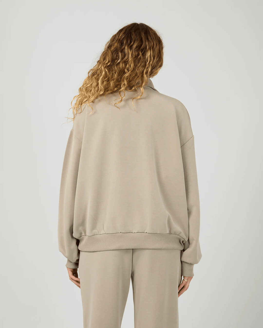 All About Eve - Luxe Active 1/4 Zip Stone