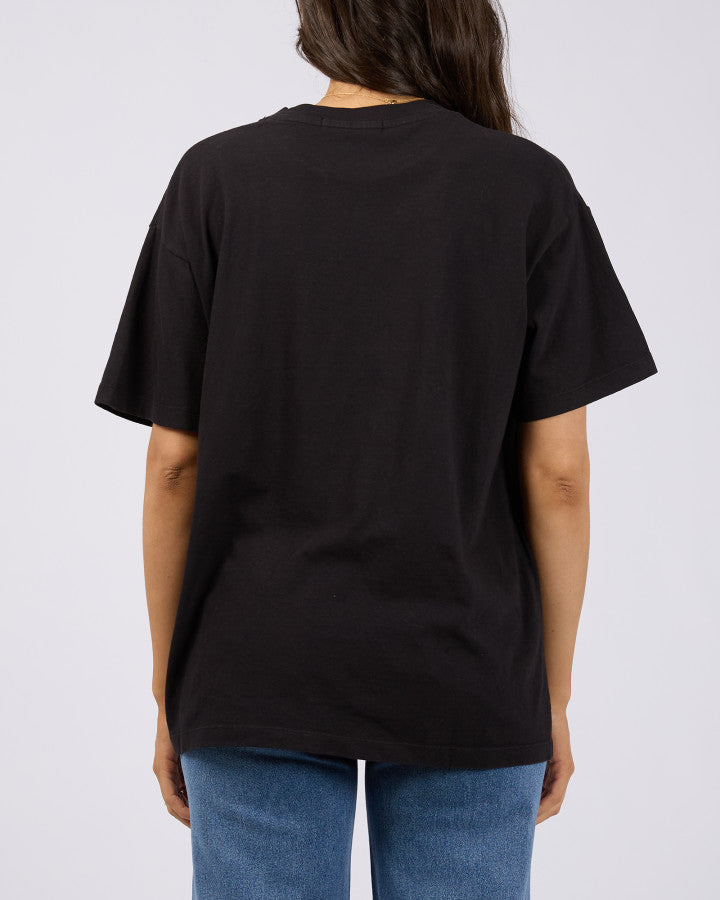 All About Eve - Marseille Oversized Tee Washed Black