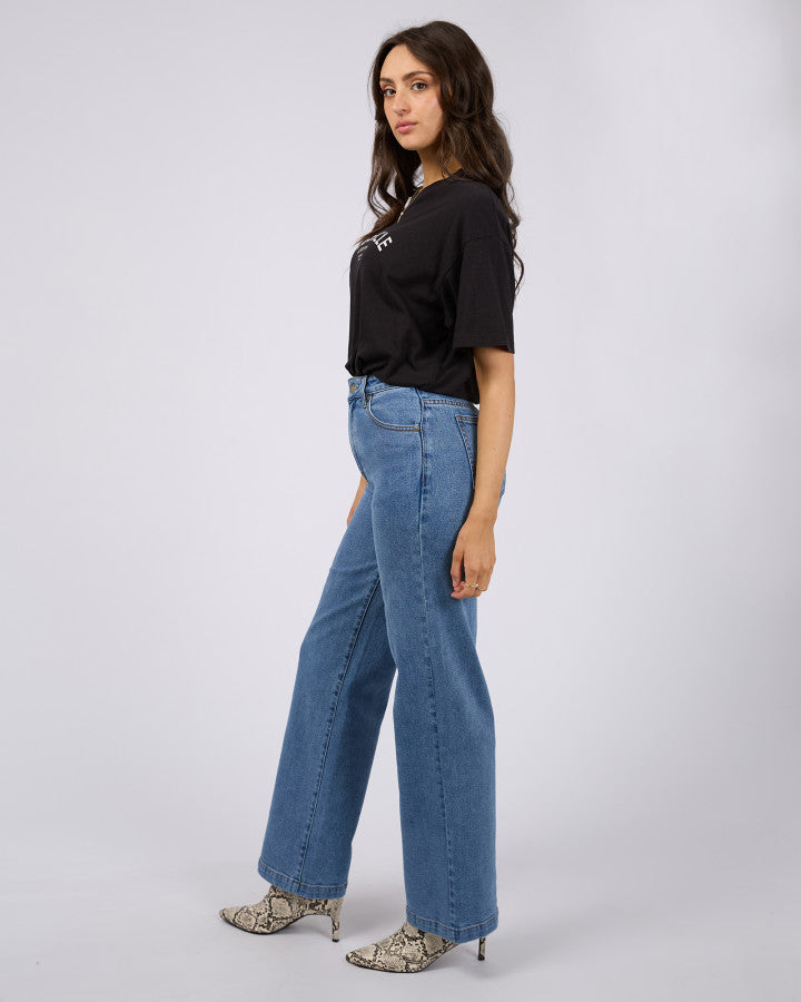 All About Eve - Marseille Oversized Tee Washed Black