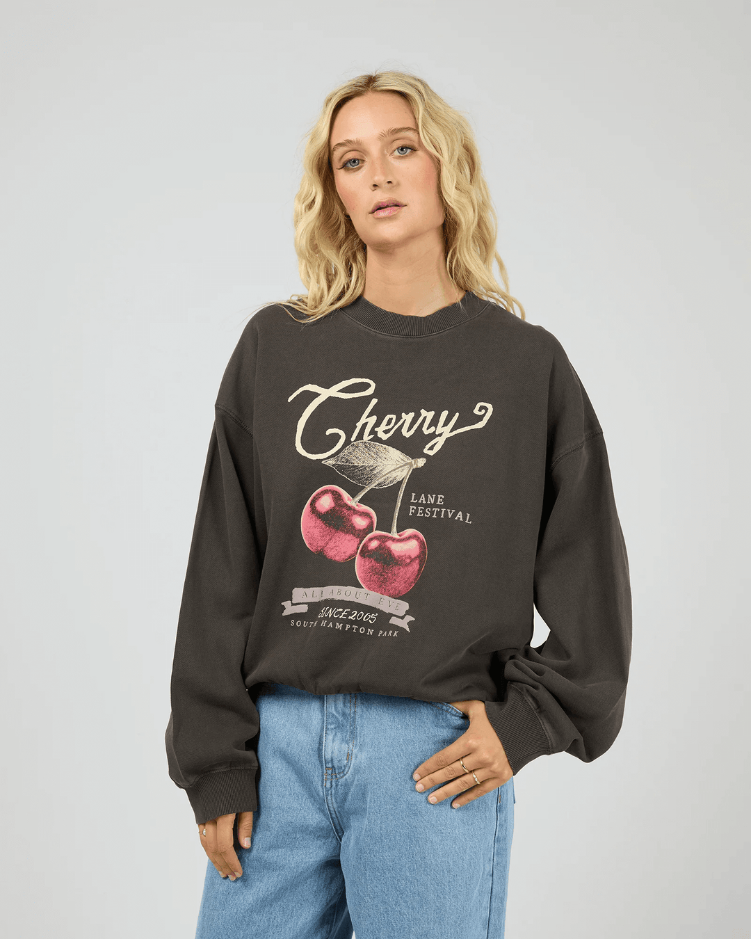 All About Eve - Pippa Box Crew Washed Black