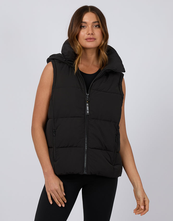 All About Eve - Remi Puffer Vest Black