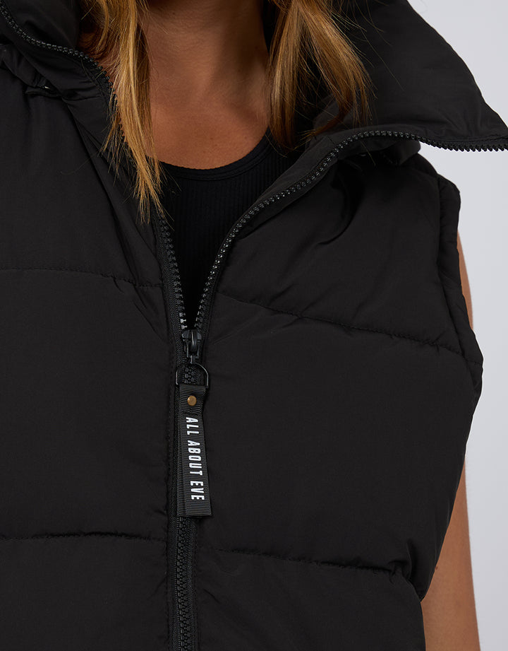 All About Eve - Remi Puffer Vest Black