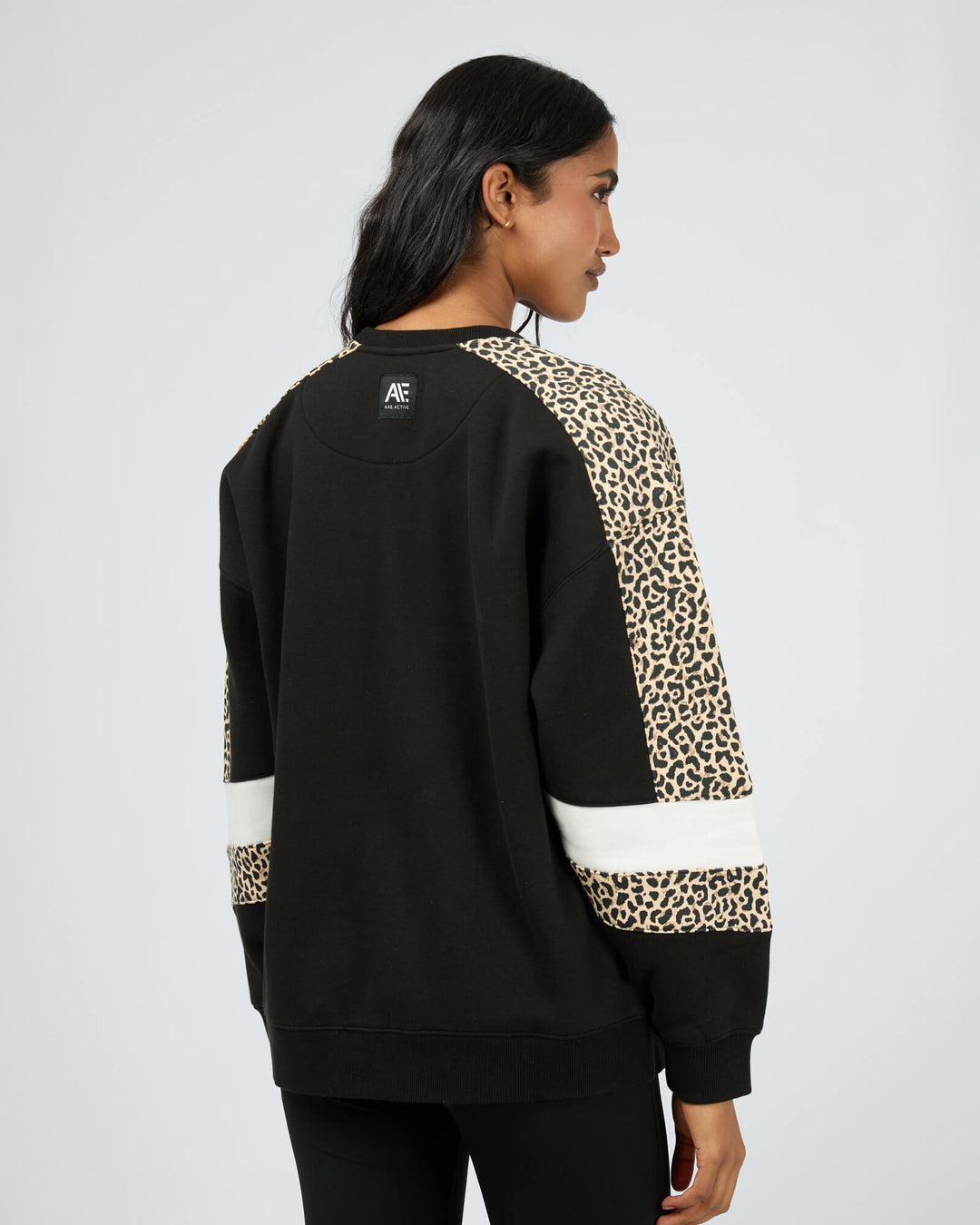 All About Eve - Savannah Oversized Crew Black