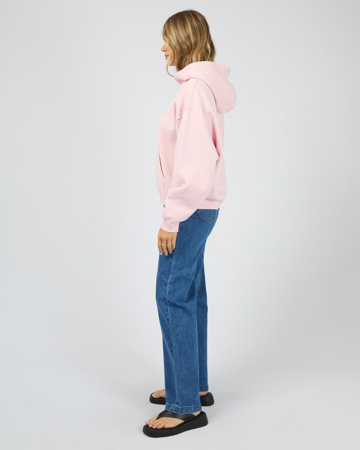 All About Eve - Washed Boxed Hoodie Light Pink