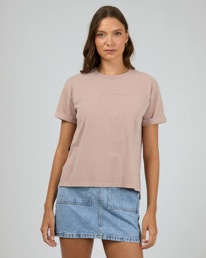 All About Eve - AAE Washed Tee Fawn