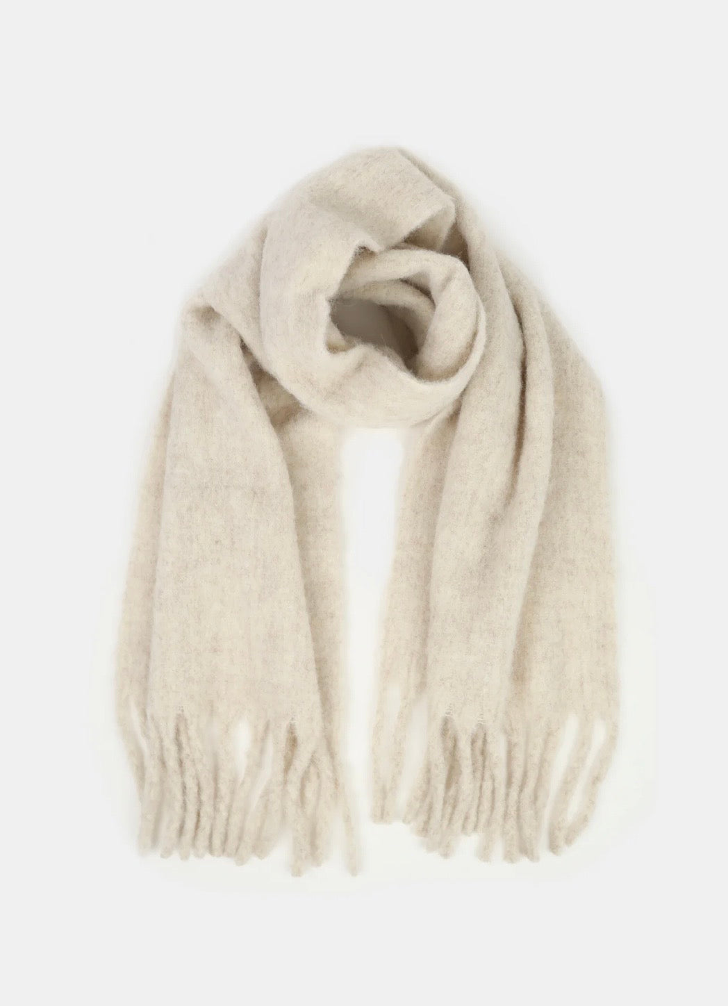 Angels Whisper - Betty Fluffy Scarf Oatmeal