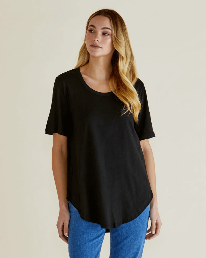 Betty Basics - Ariana Tee Black