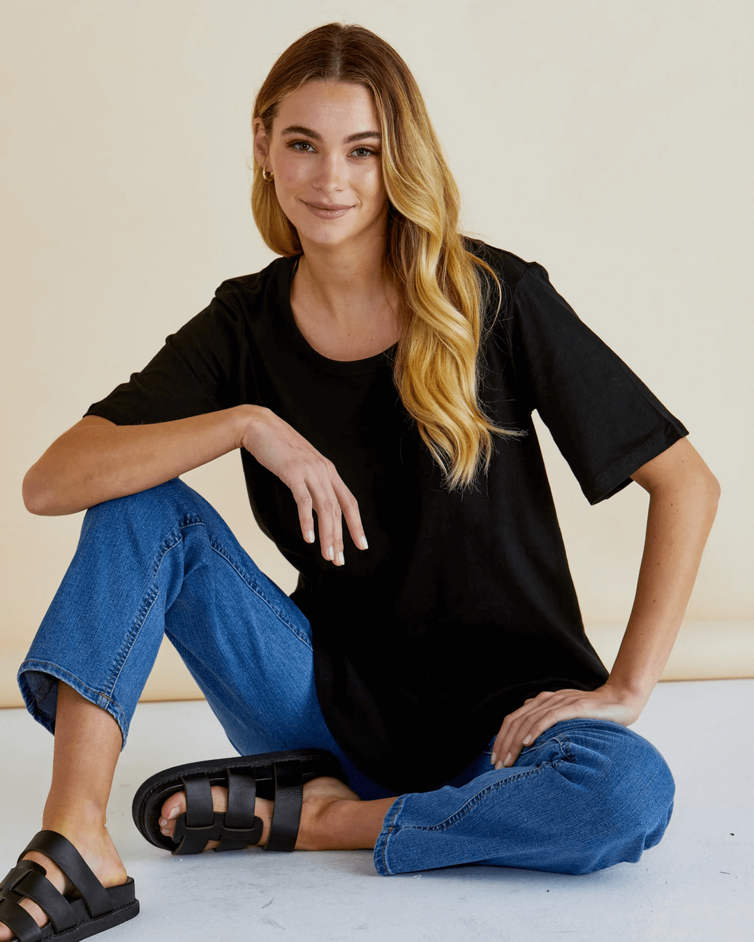 Betty Basics - Ariana Tee Black