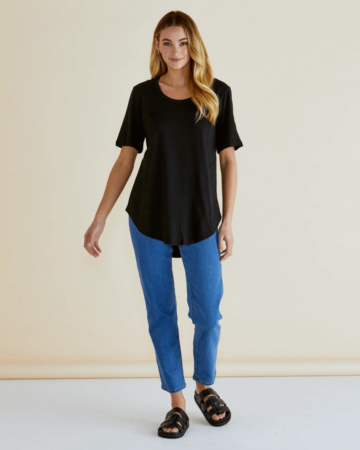 Betty Basics - Ariana Tee Black