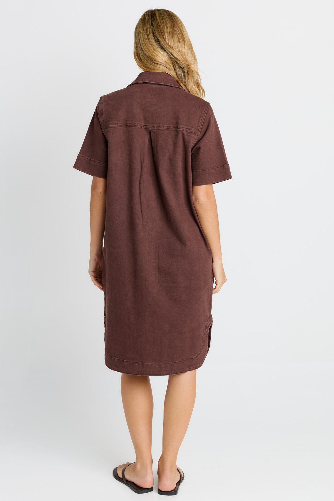 Betty Basics - Dawson Denim Dress Chocolate