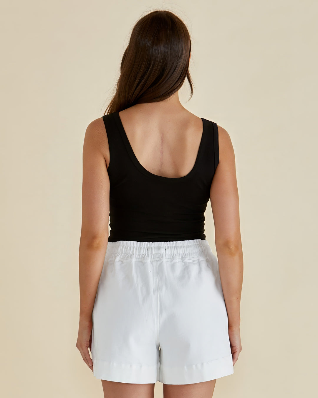 Betty Basics - Emma Scoop Tank Black