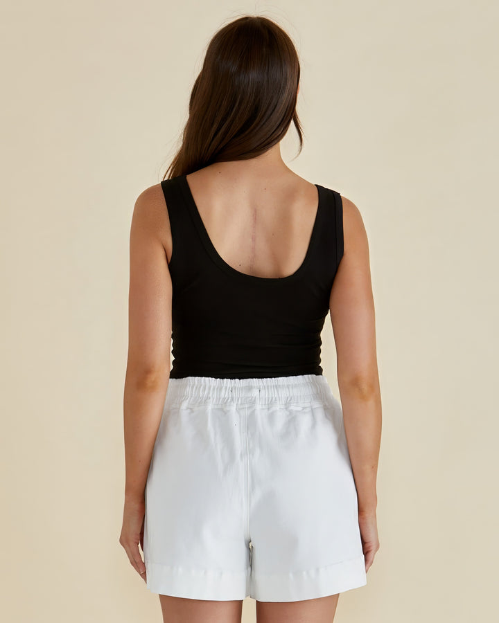 Betty Basics - Emma Scoop Tank Black