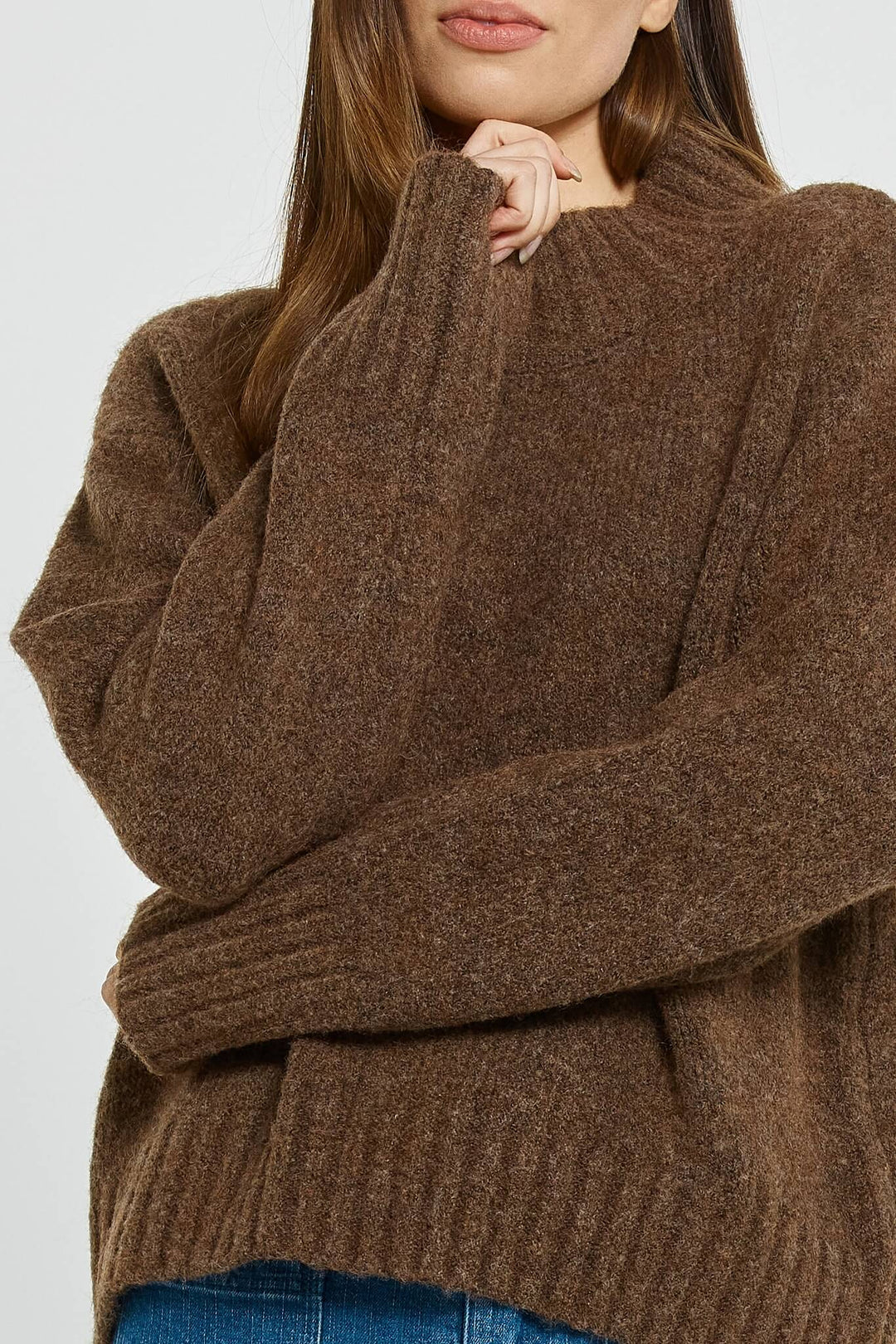 Betty Basics - Lola Jumper Chocolate Brown