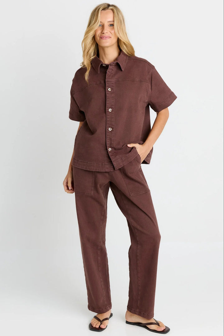 Betty Basics - Quinn Jogger Chocolate
