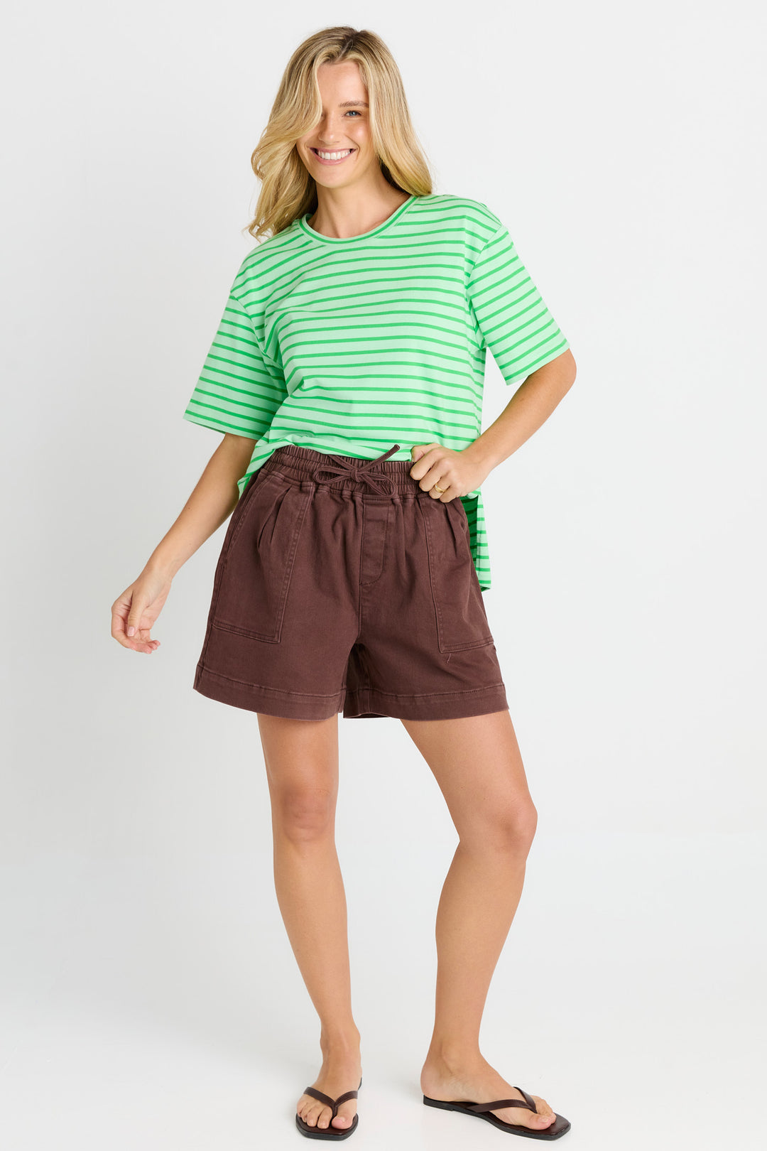 Betty Basics - Quinn Short Chocolate
