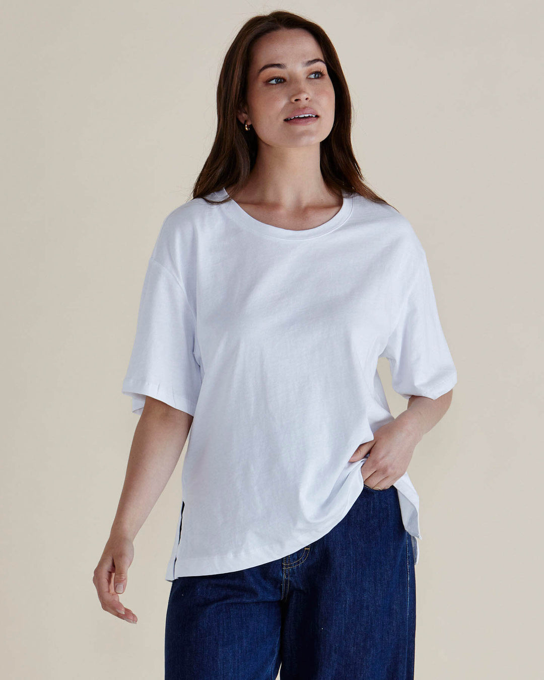 Betty Basics - Relax Boxy Tee White