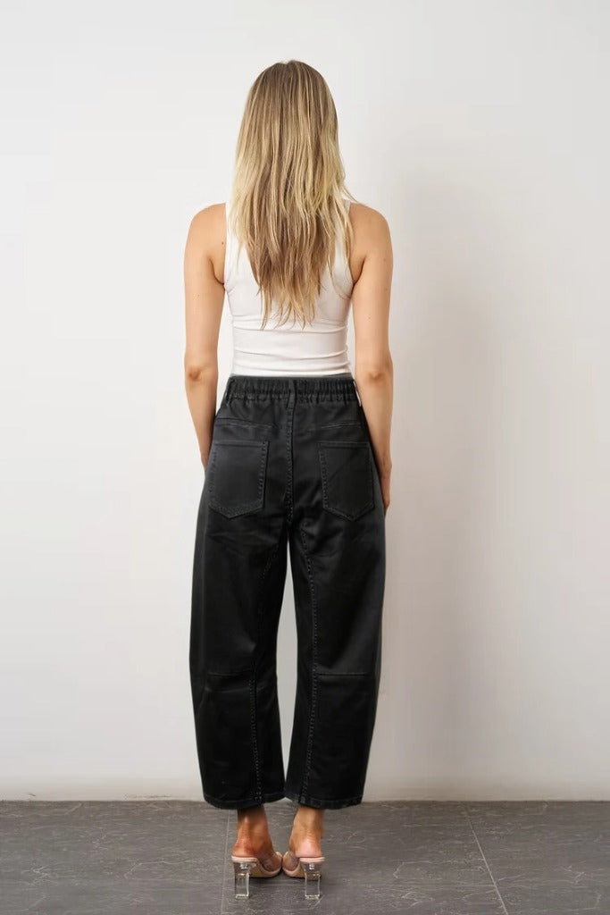 Barrie Barrel Jeans Black