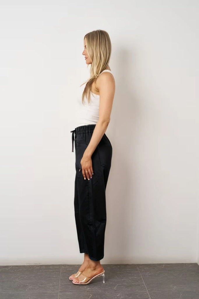 Barrie Barrel Jeans Black