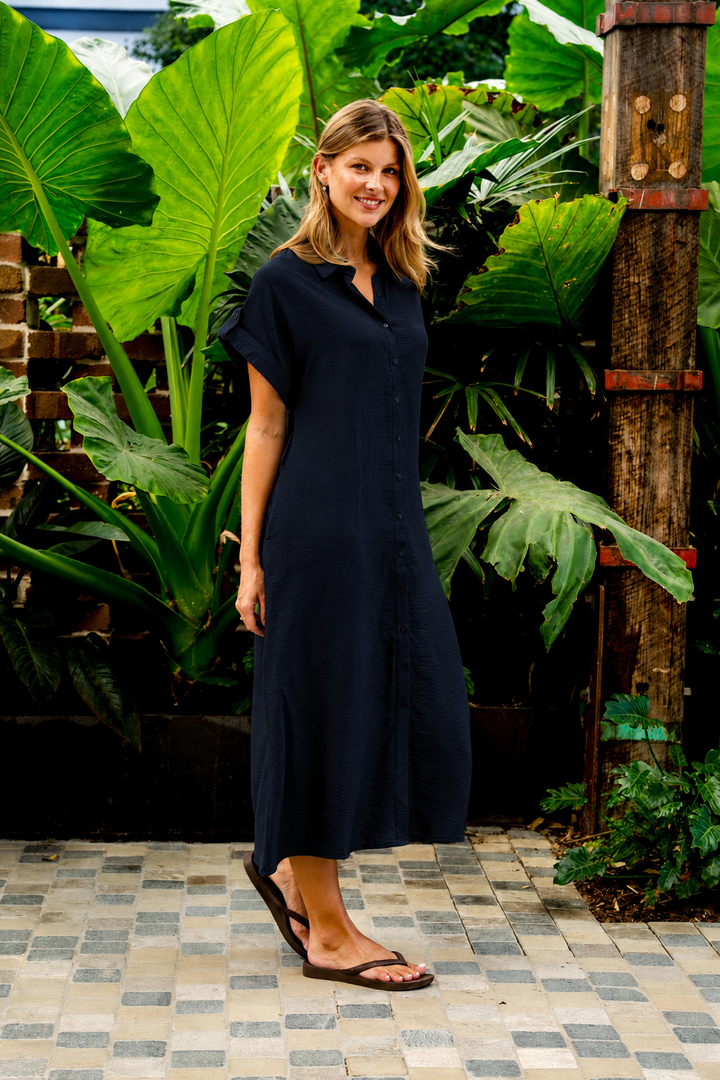 Carlson Dress Black