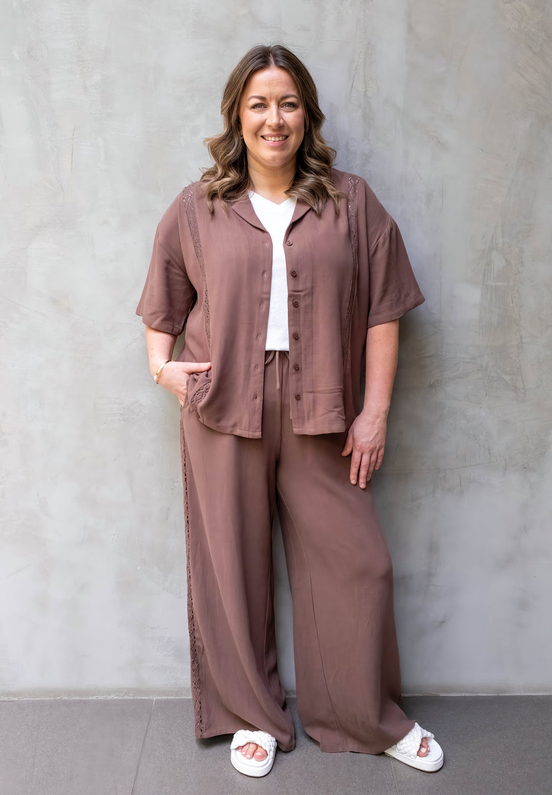 All About Eve - Toledo Shirt Brown