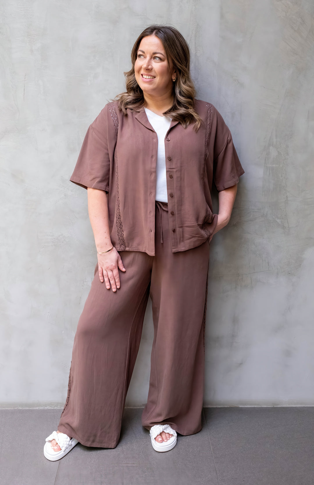 All About Eve - Toledo Shirt Brown