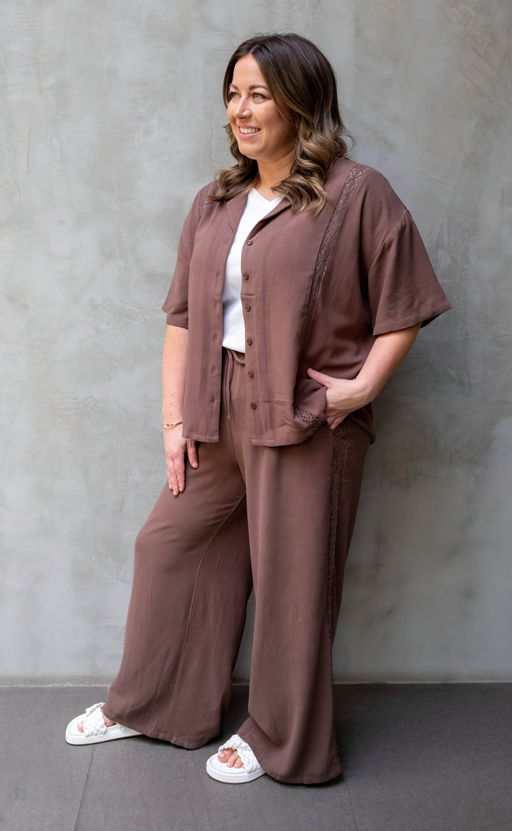 All About Eve - Toledo Shirt Brown