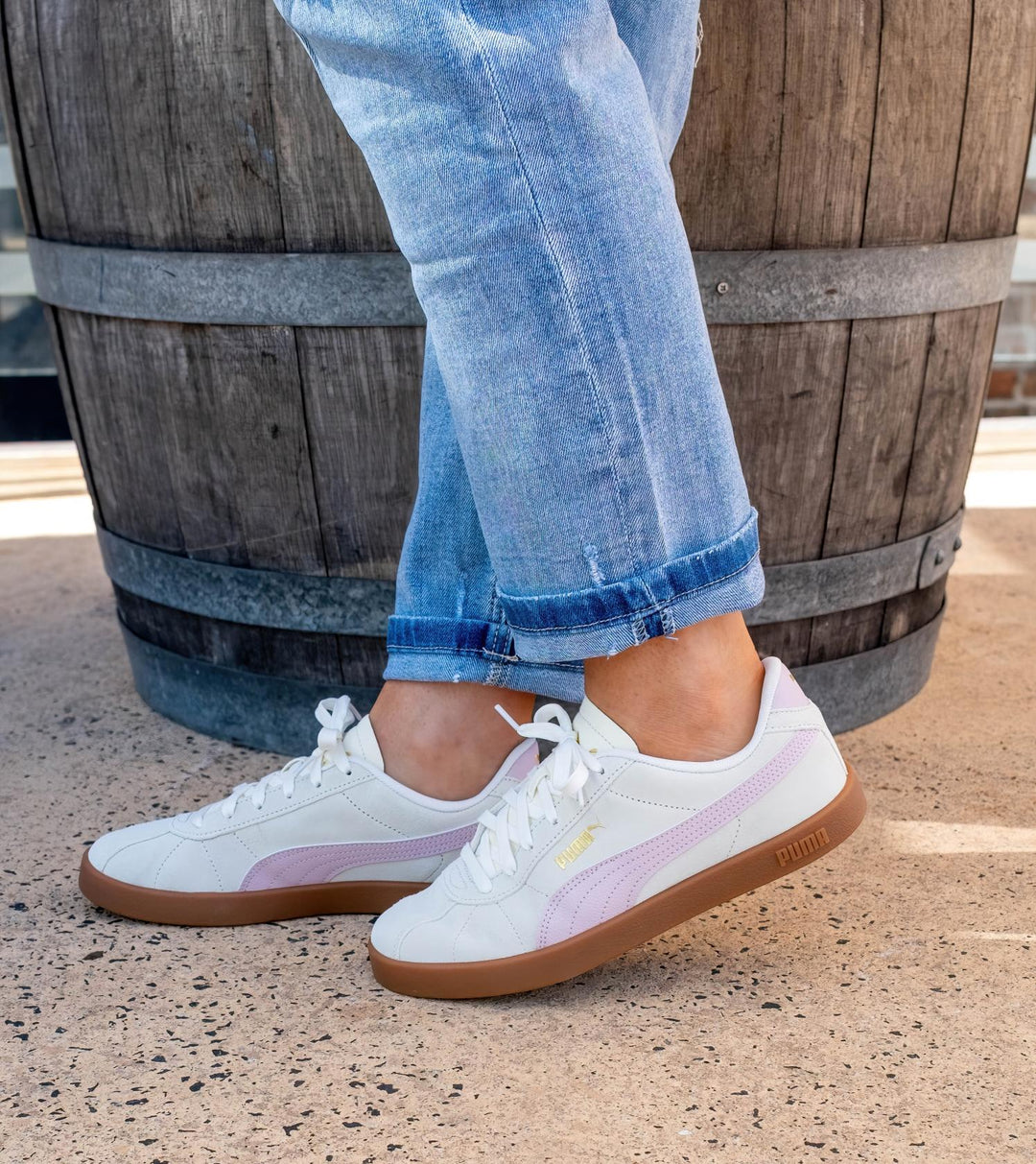 Puma - Puma Club II Sneaker Warm White / Mauve